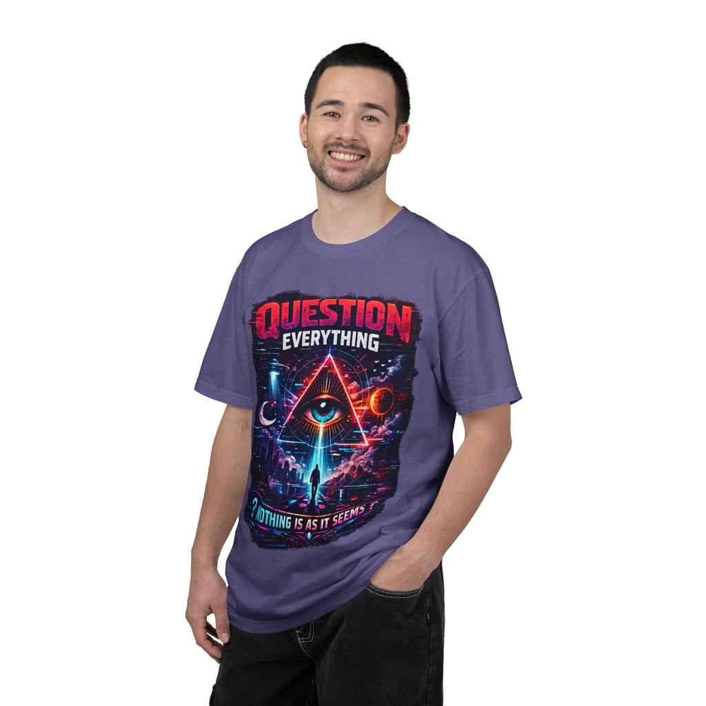 Question Everything T-Shirt — Mystical All-Seeing Eye Graphic Tee