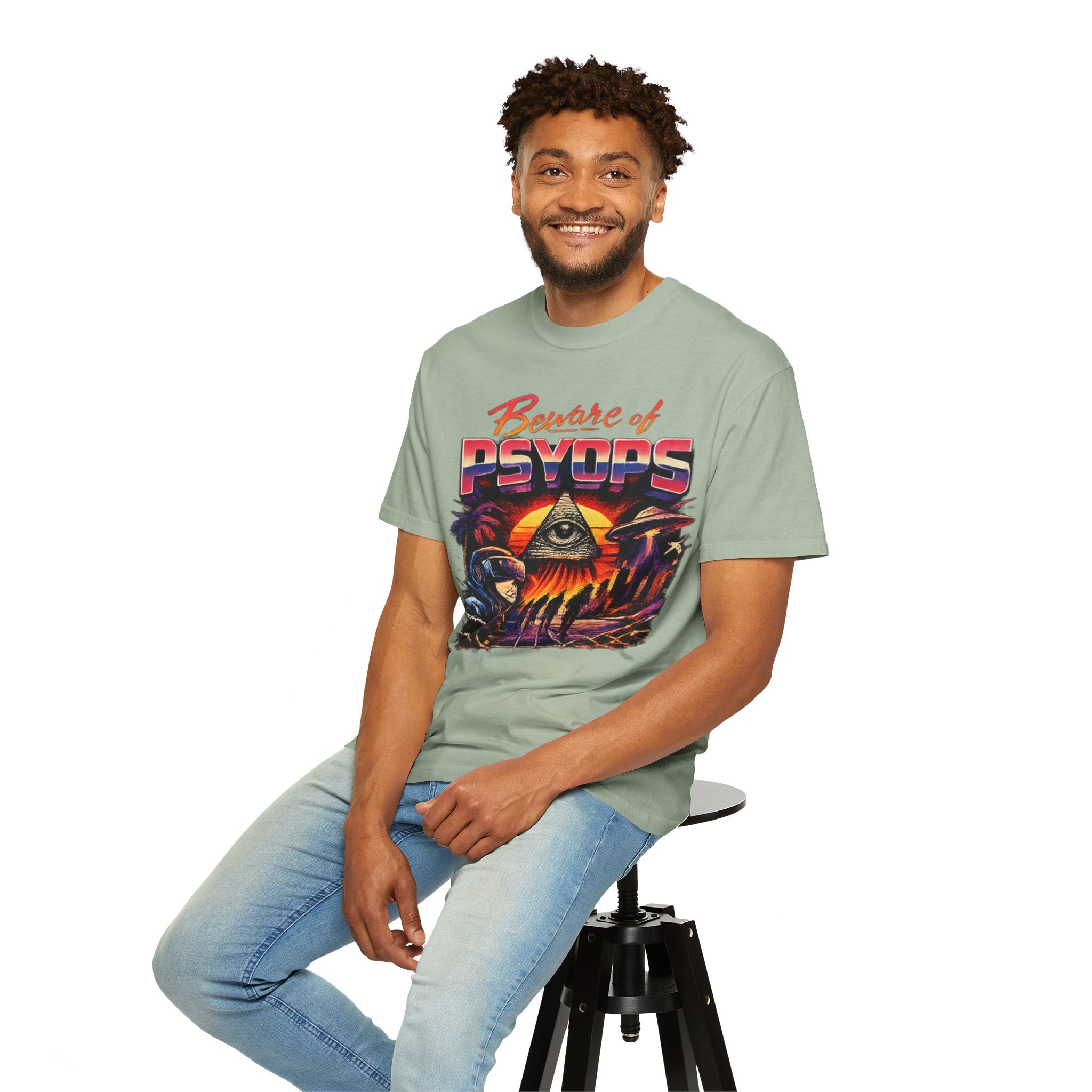 Beware of Psyops — Vintage Graphic T-Shirt