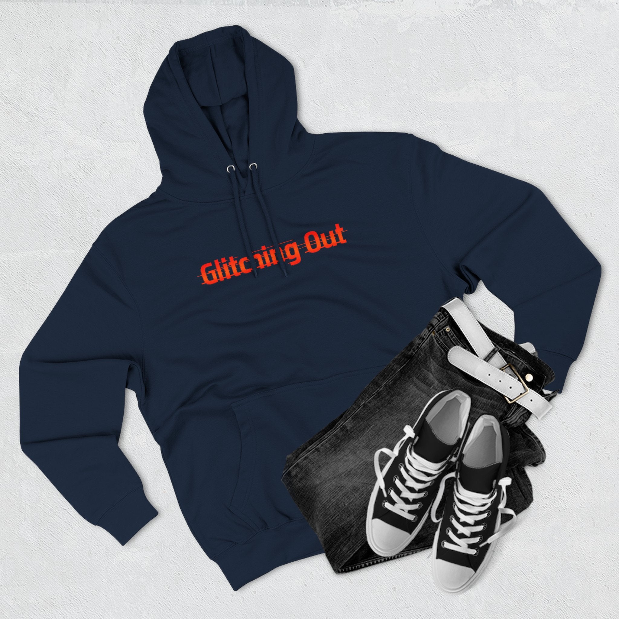 Glitch the System Hoodie V2 — 'Glitching Out' Circuit Graphic