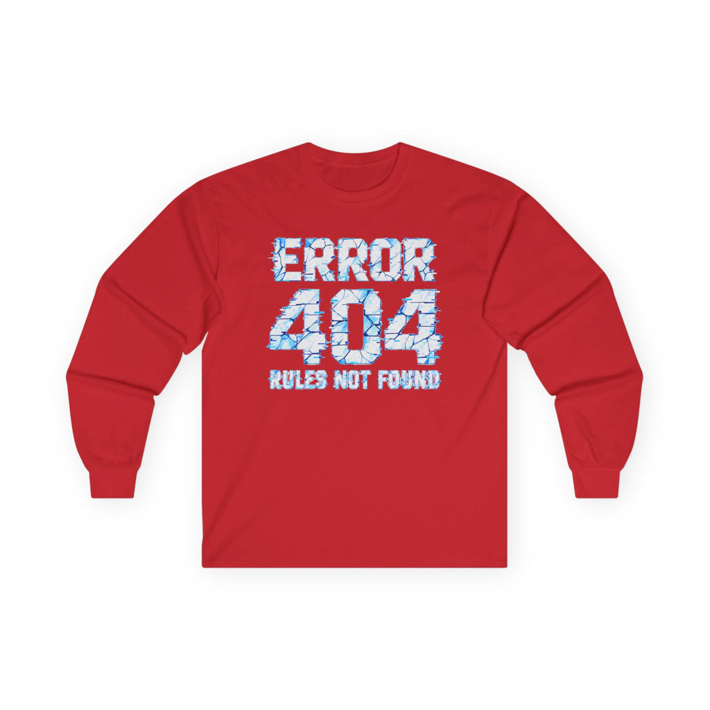 Error 404 Rules Not Found Long Sleeve Tee