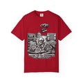 Graphic Tee — "Waiting for the Government to End Corruption" Political Skeletal Design