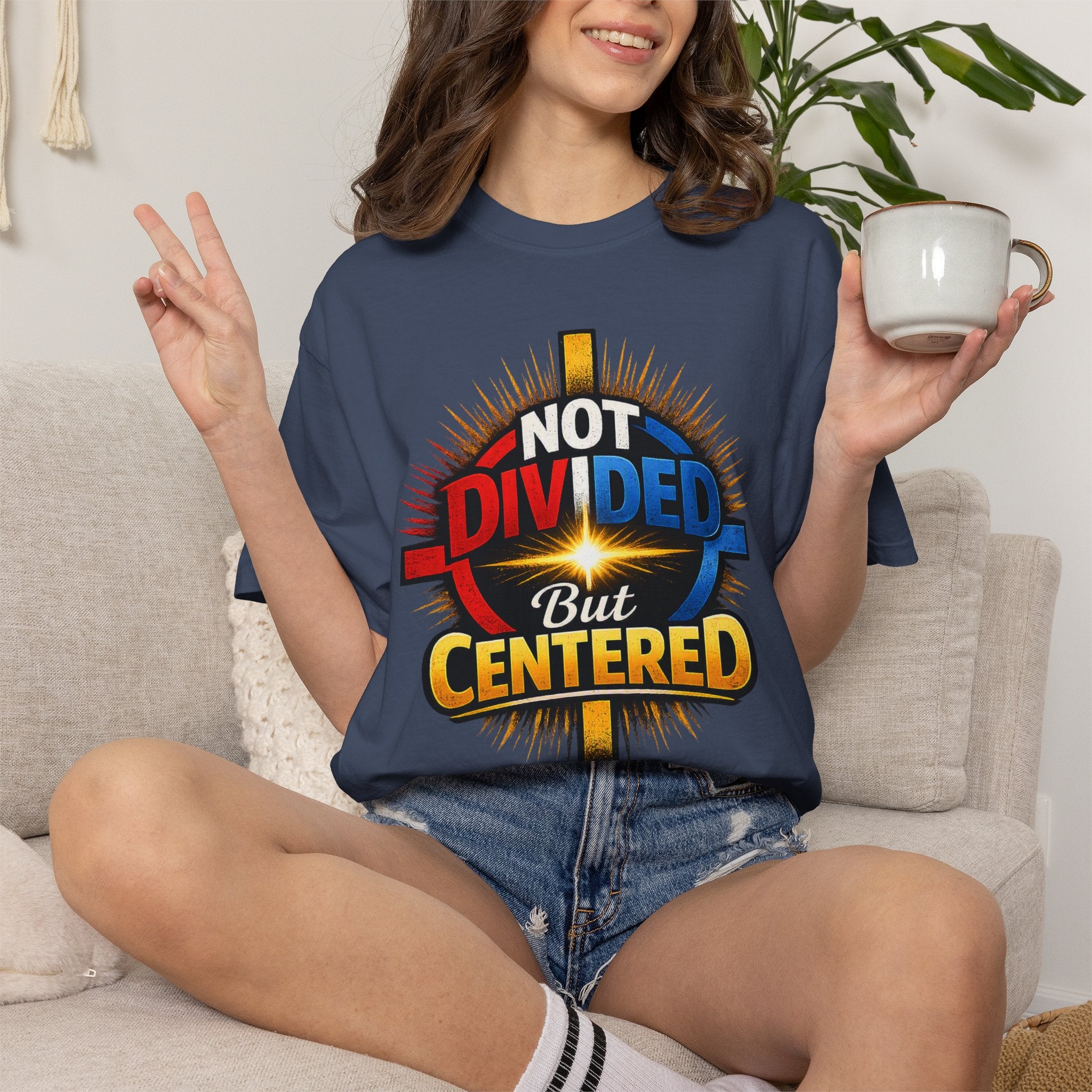 Centered Not Divided Graphic T-Shirt