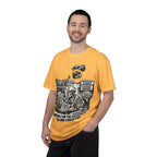 Graphic Tee — "Waiting for the Government to End Corruption" Political Skeletal Design