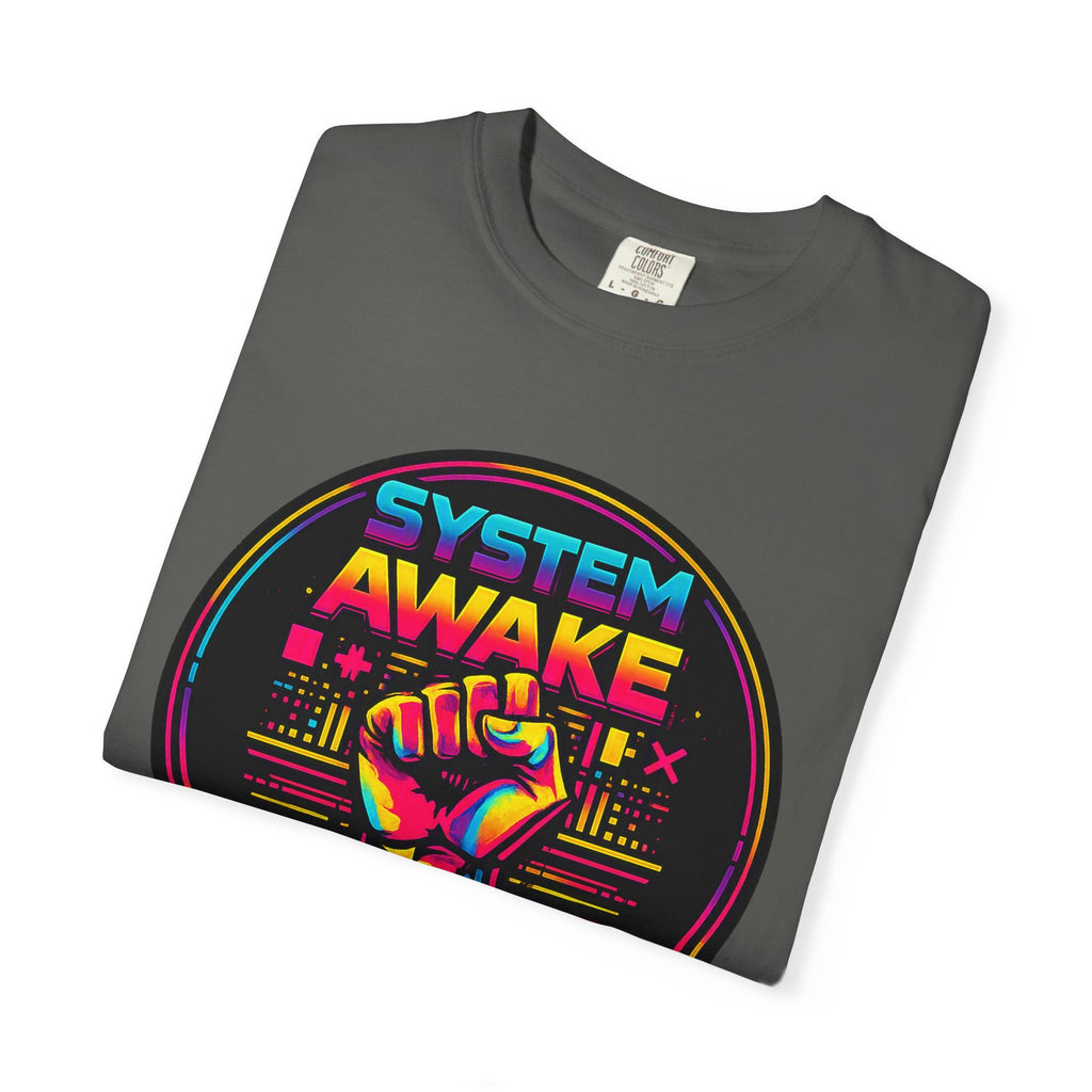 System Awake Retro Fist T-Shirt
