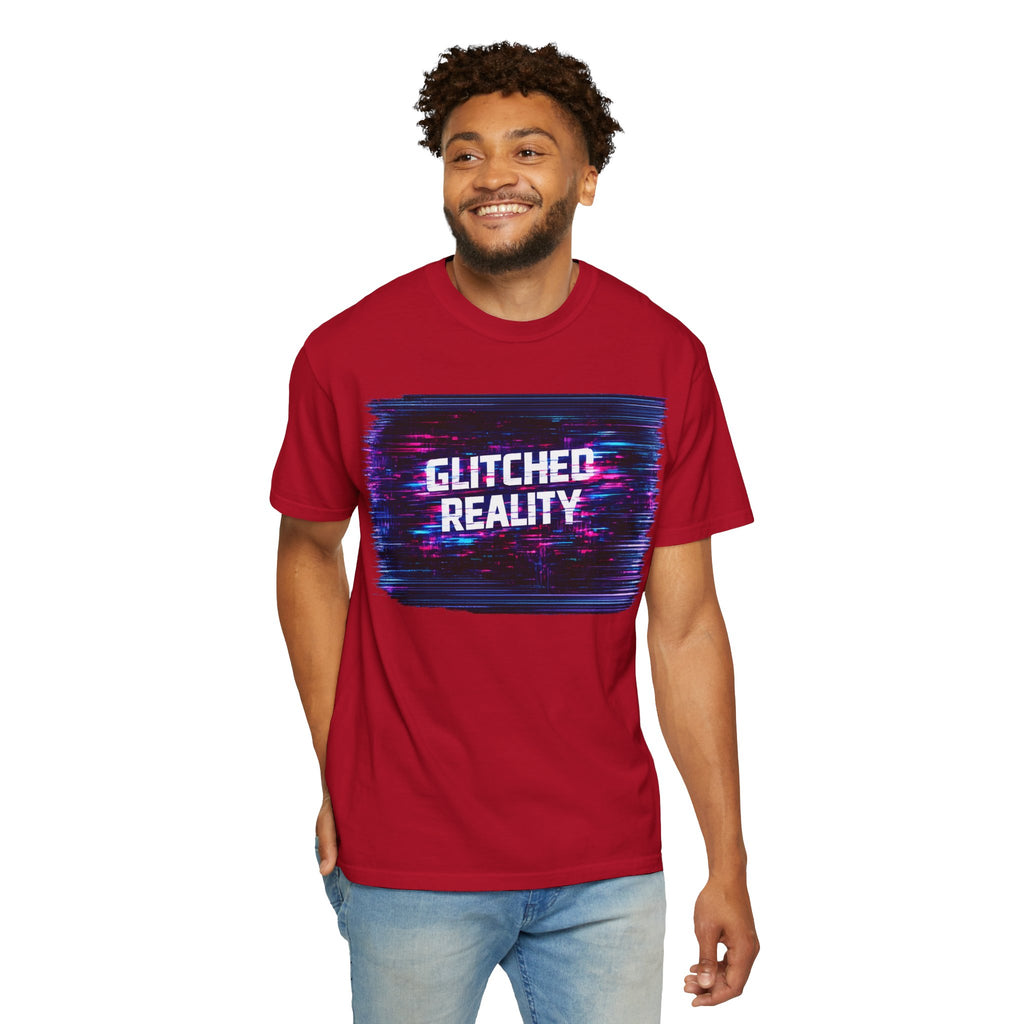 Glitched Reality V2 T‑Shirt — Retro Cyberpunk Digital Distortion Tee