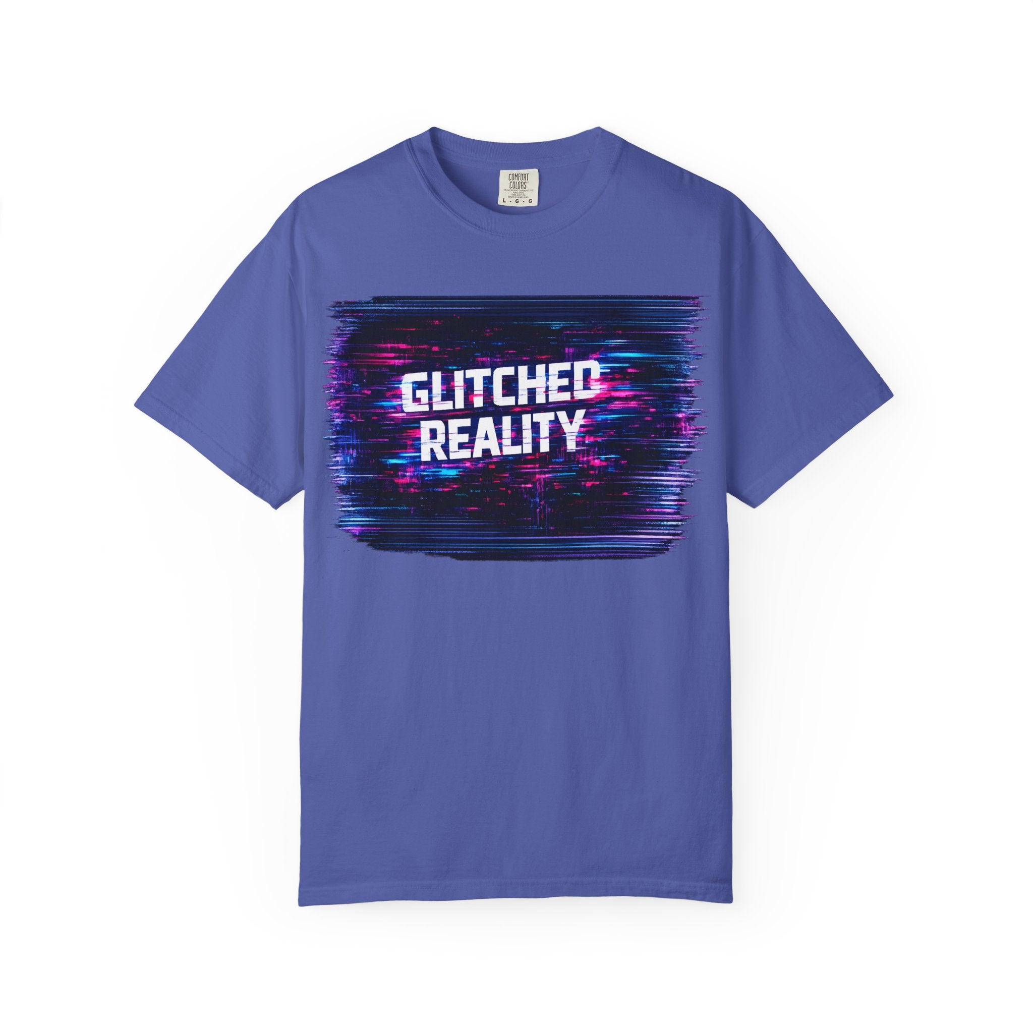 Glitched Reality V2 T‑Shirt — Retro Cyberpunk Digital Distortion Tee