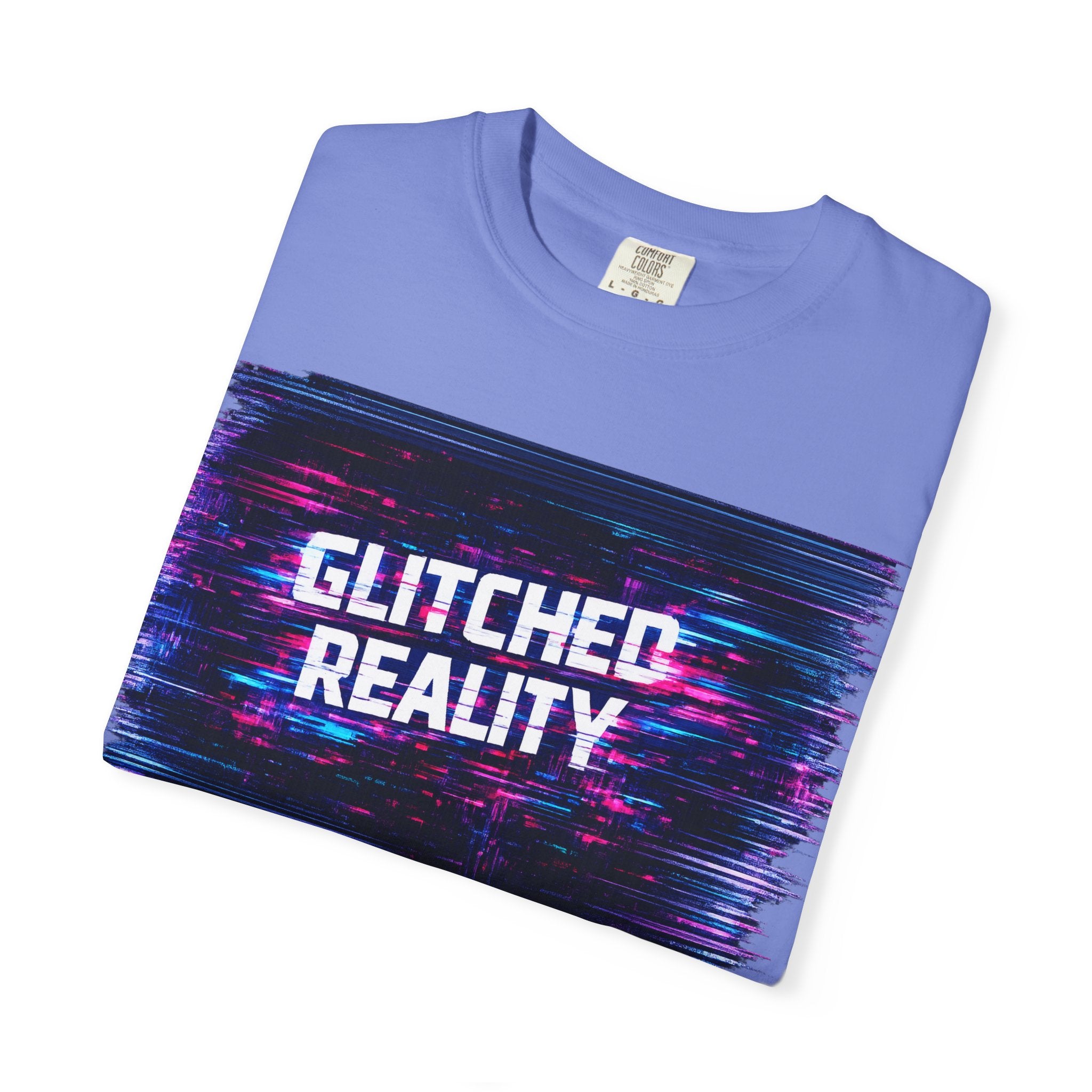Glitched Reality V2 T‑Shirt — Retro Cyberpunk Digital Distortion Tee
