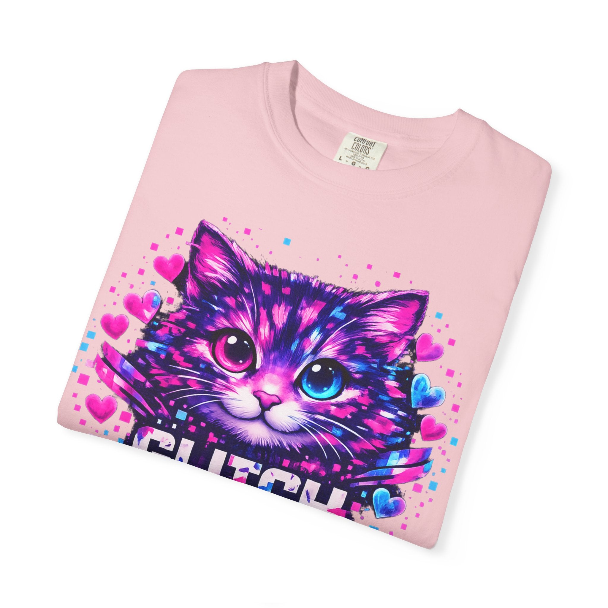 Glitch the System Cat T-Shirt