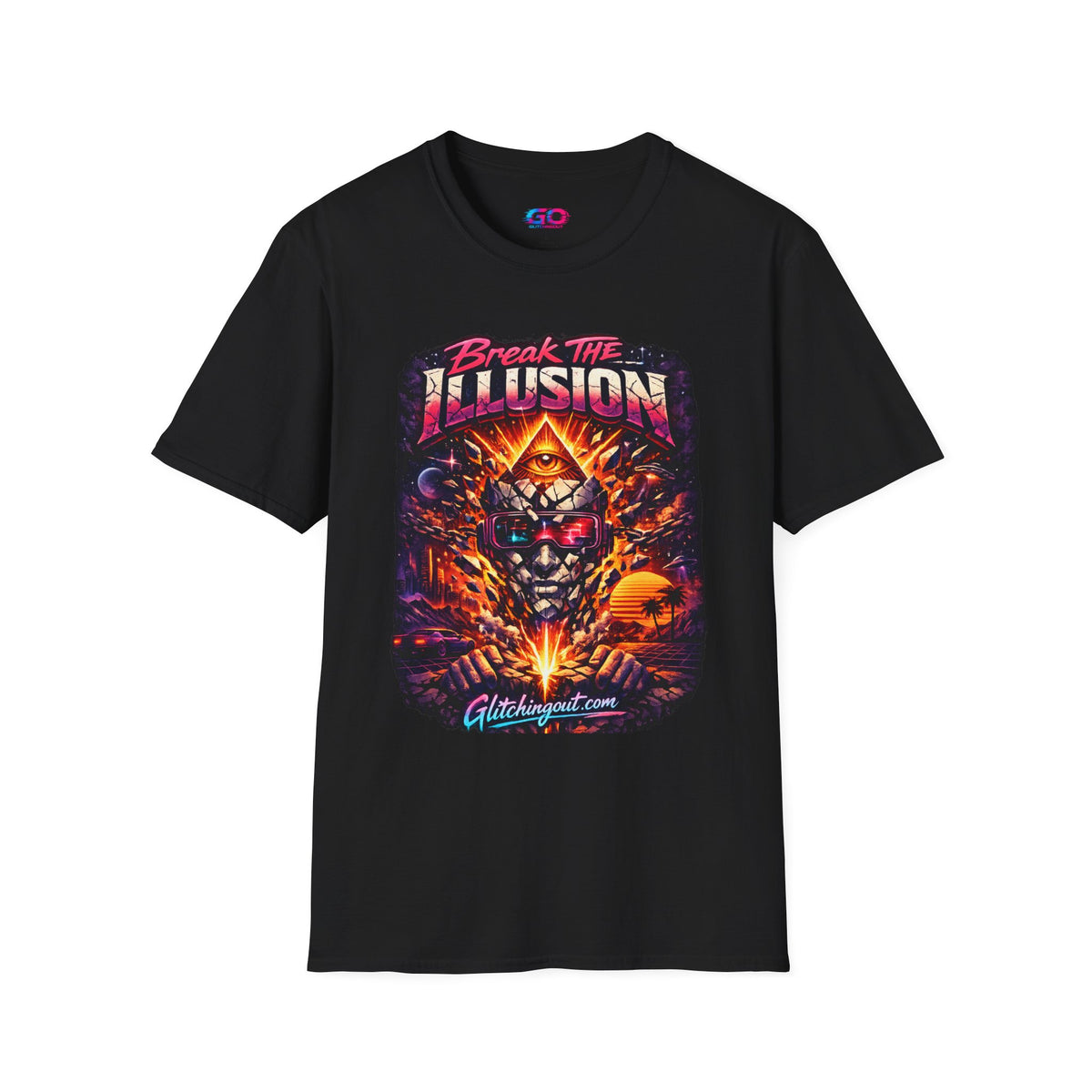 Break the Illusion Graphic T-Shirt — Psychedelic Tee