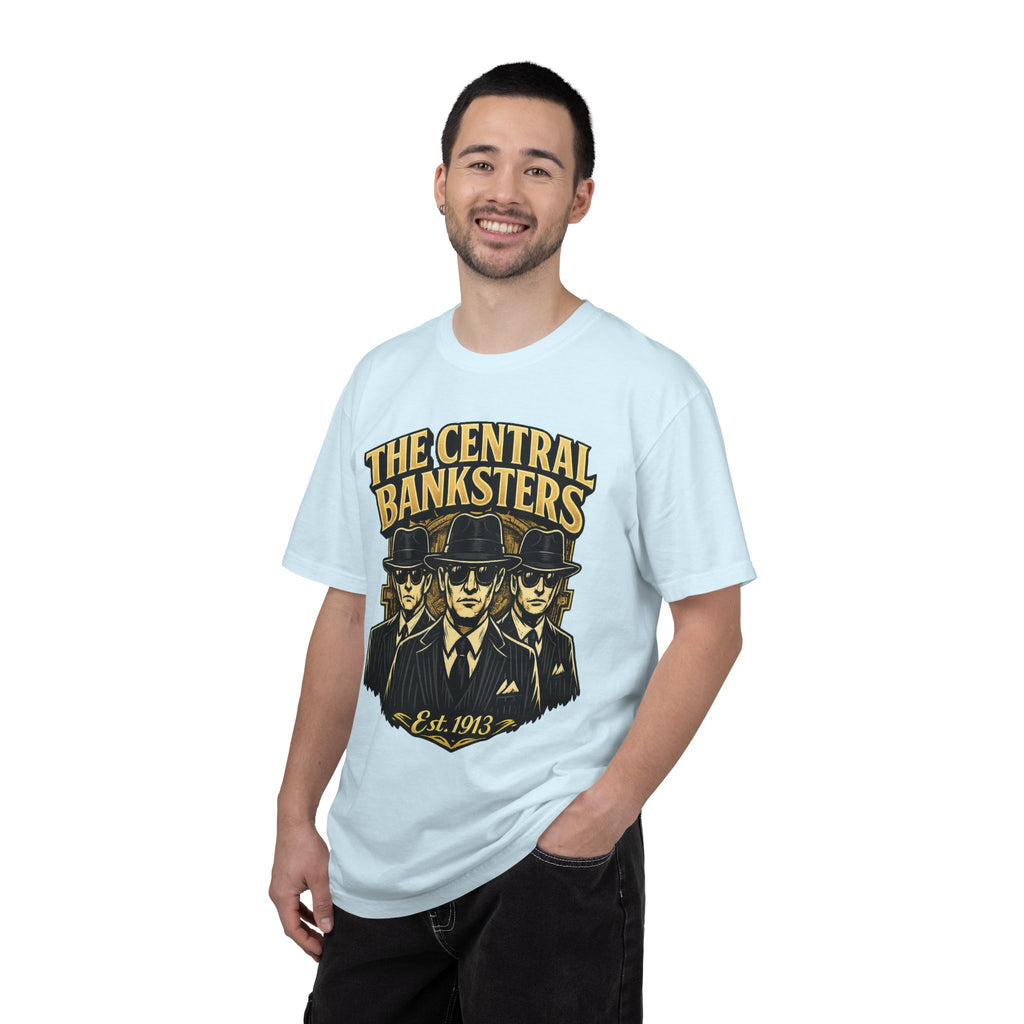 The Central Banksters Graphic T-Shirt — Retro Mobster Vintage Design