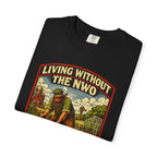 "Living Without the NWO" Gardening Vintage Graphic T-Shirt