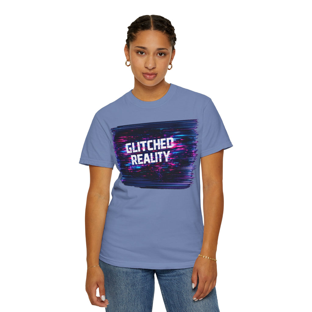 Glitched Reality V2 T‑Shirt — Retro Cyberpunk Digital Distortion Tee