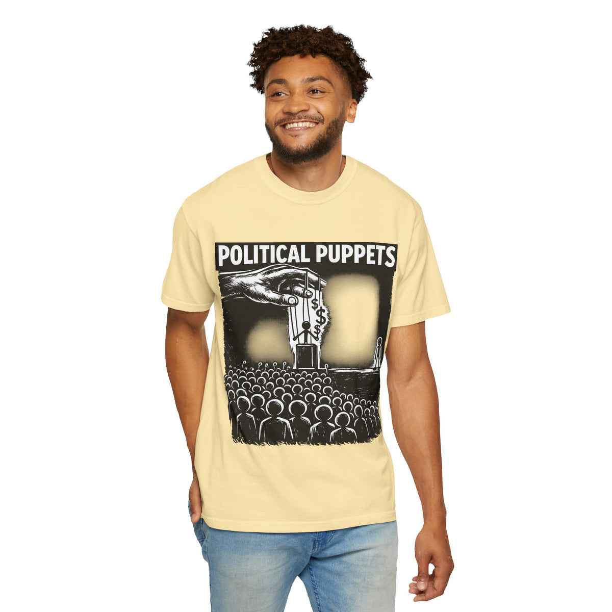 Political Puppets T-Shirt — Anti-Establishment Graphic Tee