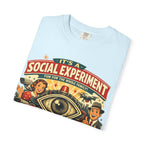 T-Shirt — "It's a Social Experiment" Retro Surveillance Graphic Tee