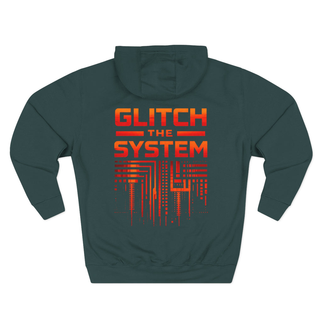Glitch the System Hoodie V2 — 'Glitching Out' Circuit Graphic
