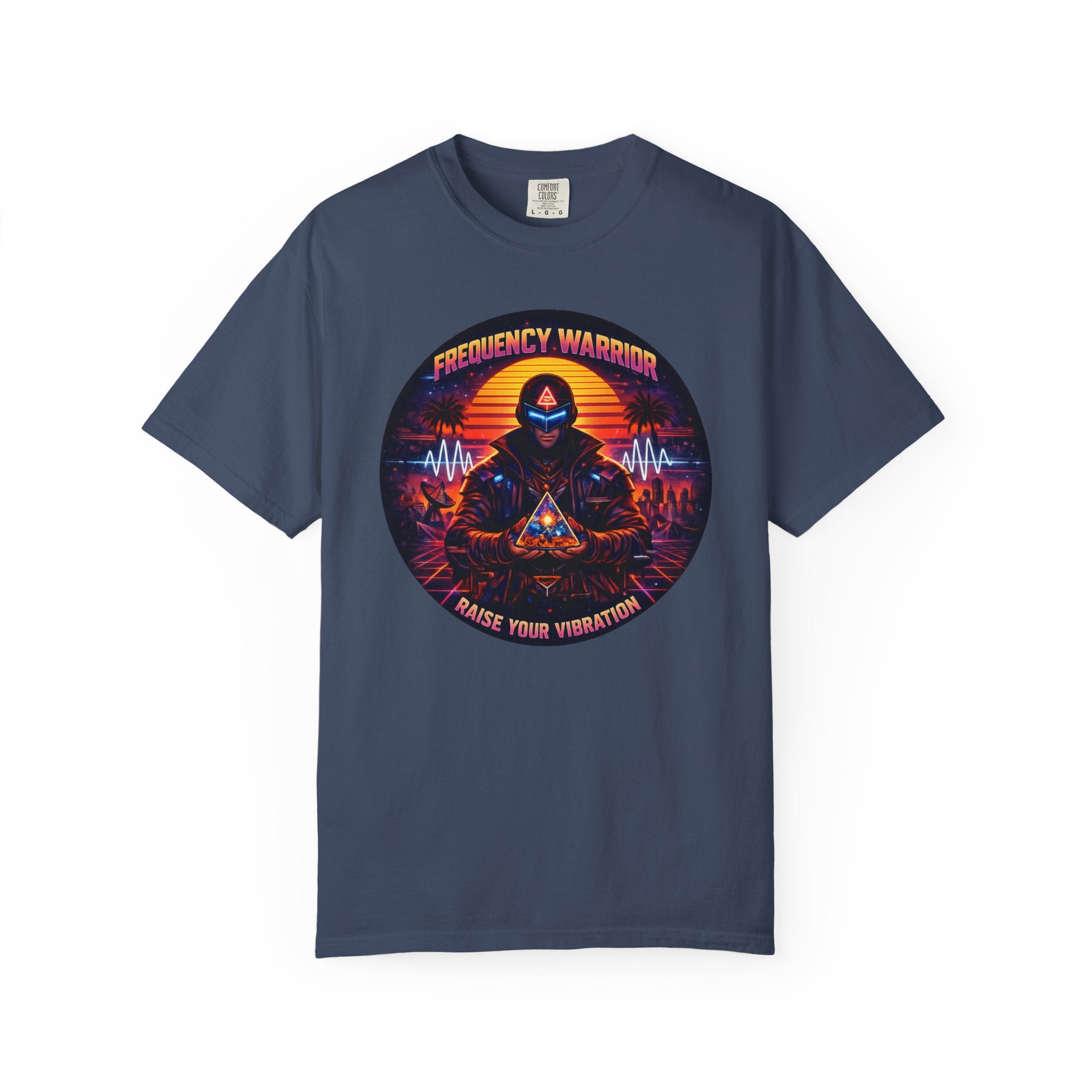 Frequency Warrior — Raise Your Vibration Graphic T-Shirt