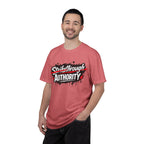 T-Shirt — “Strikethrough Authority” Graphic Tee | Bold Streetwear Protest Design