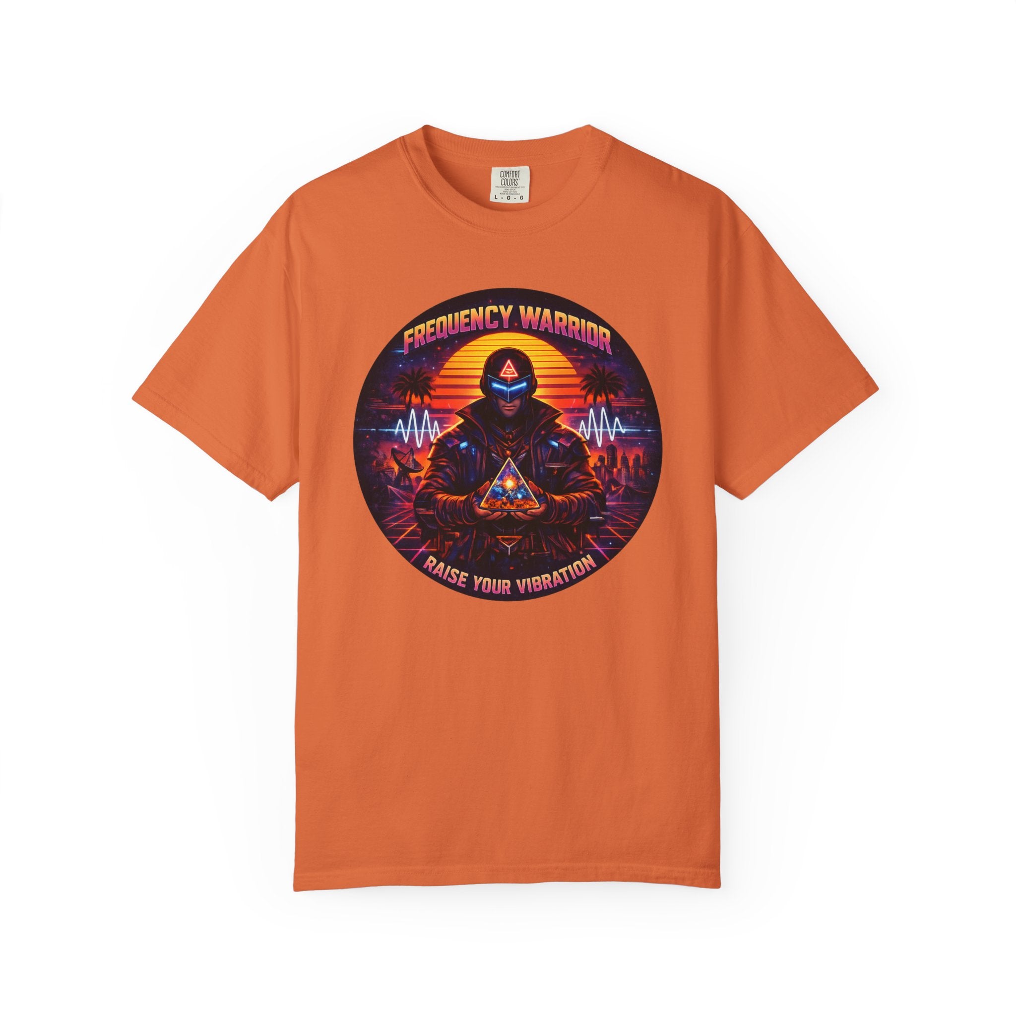 Frequency Warrior — Raise Your Vibration Graphic T-Shirt