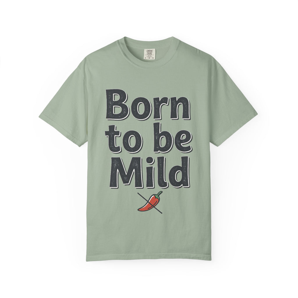 T-Shirt — "Born to be Mild" Funny Chili Pepper Graphic Tee