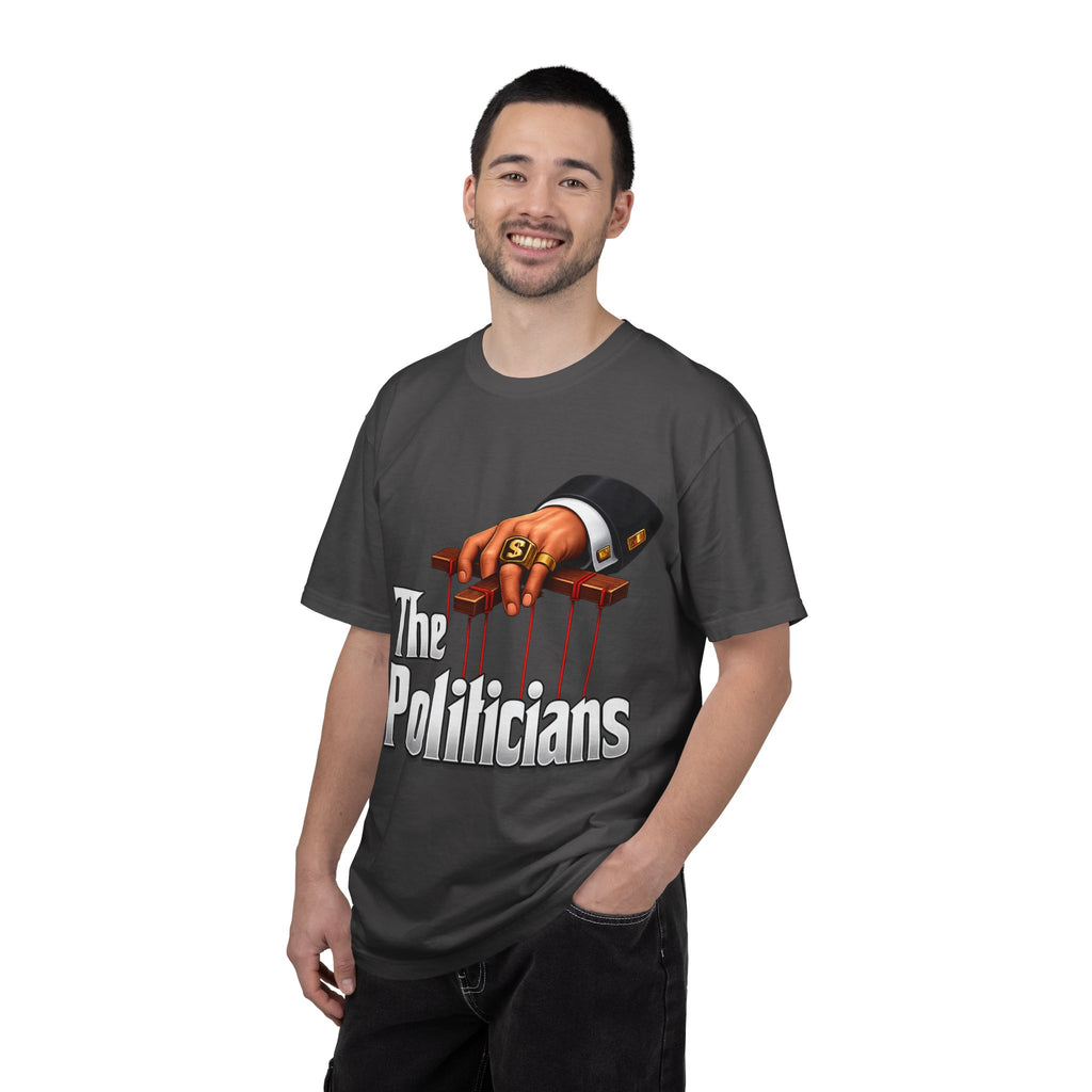 The Politicians T-Shirt — Puppet Master Hand & Money Political Satire Tee