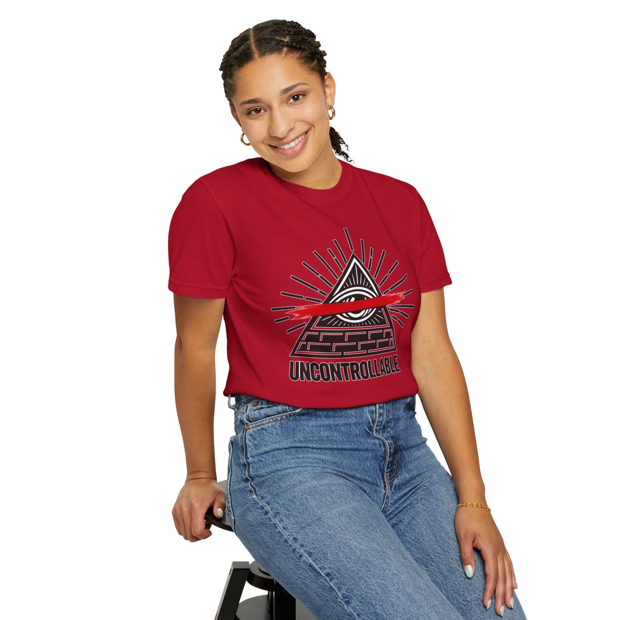 Uncontrollable Pyramid Graphic T-Shirt