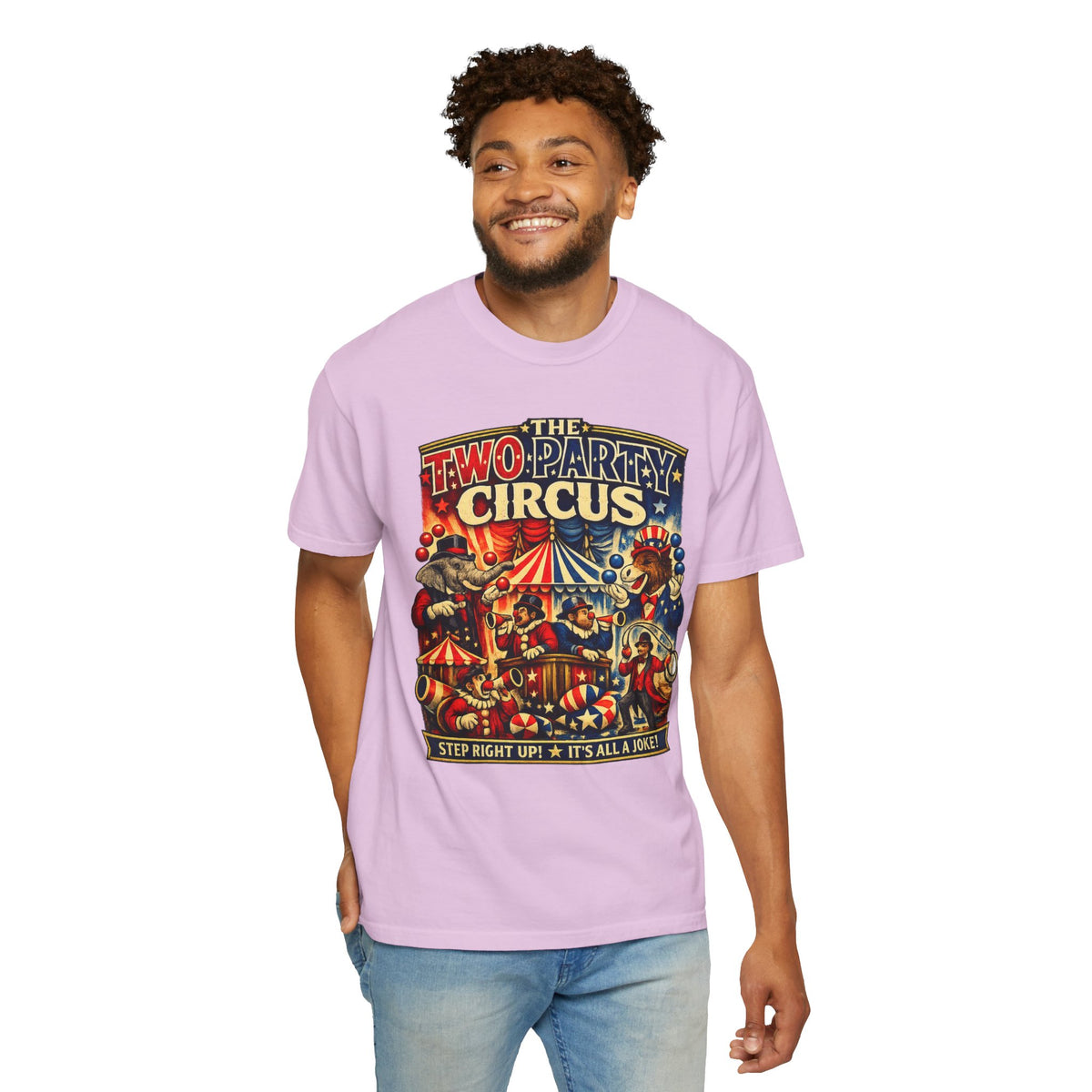 Two-Party Circus Graphic T-Shirt