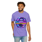Glitch Circle T‑Shirt — "The Signal Breaks" Retro Cyberpunk Tee