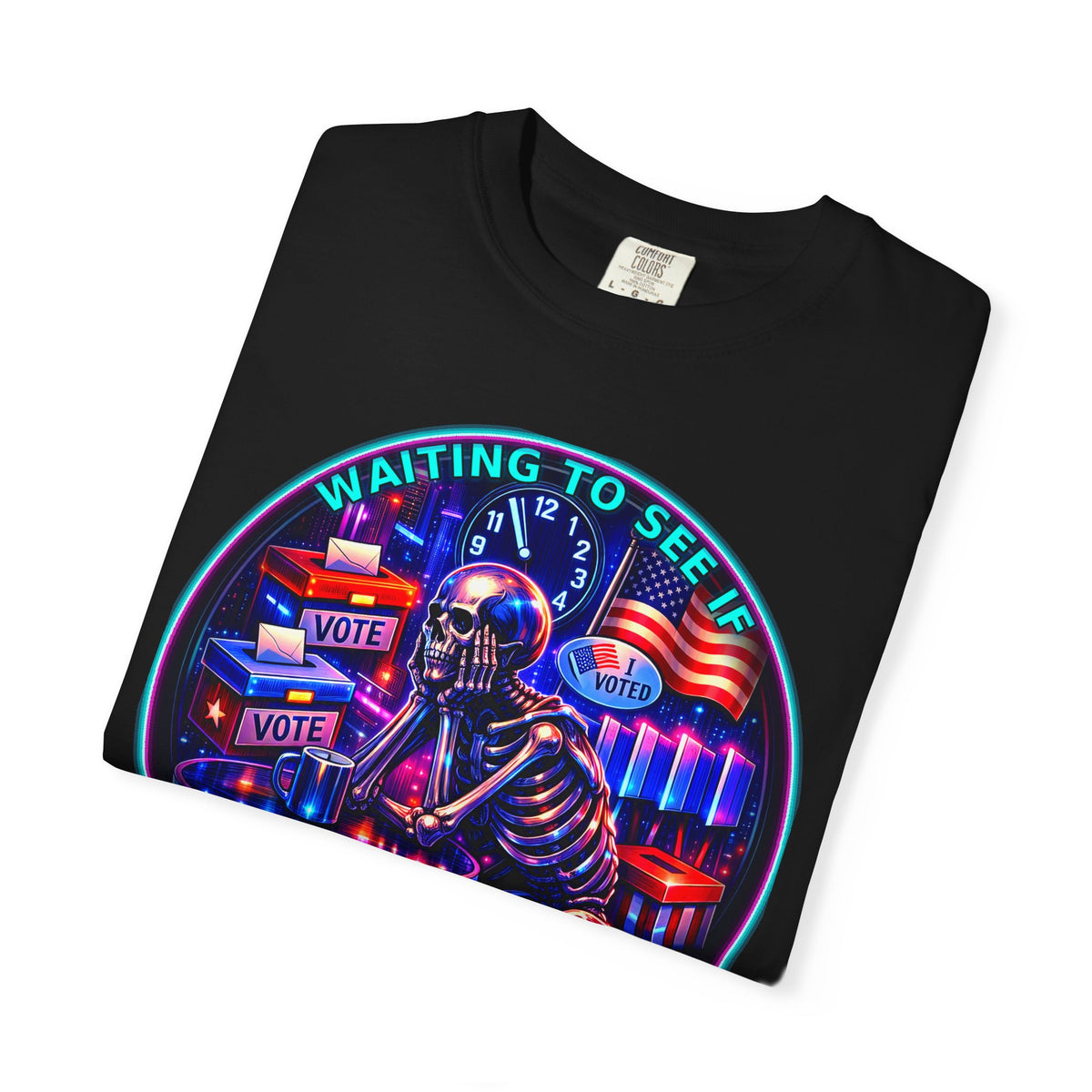 "Waiting to See If Voting Changes Anything." — Graphic T-Shirt