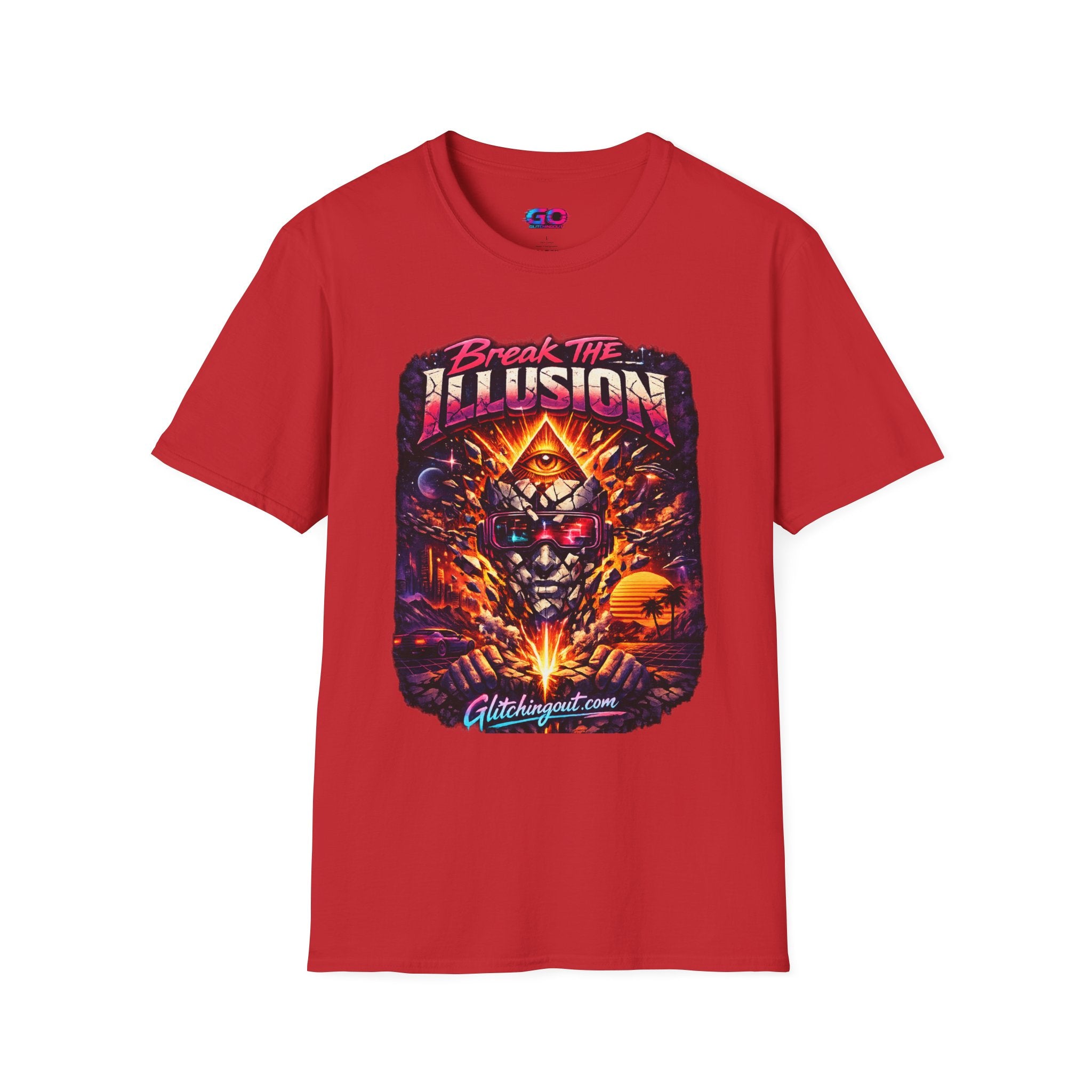 Break the Illusion Graphic T-Shirt — Psychedelic Tee
