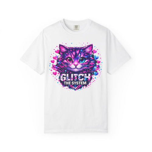 Glitch the System Cat T-Shirt