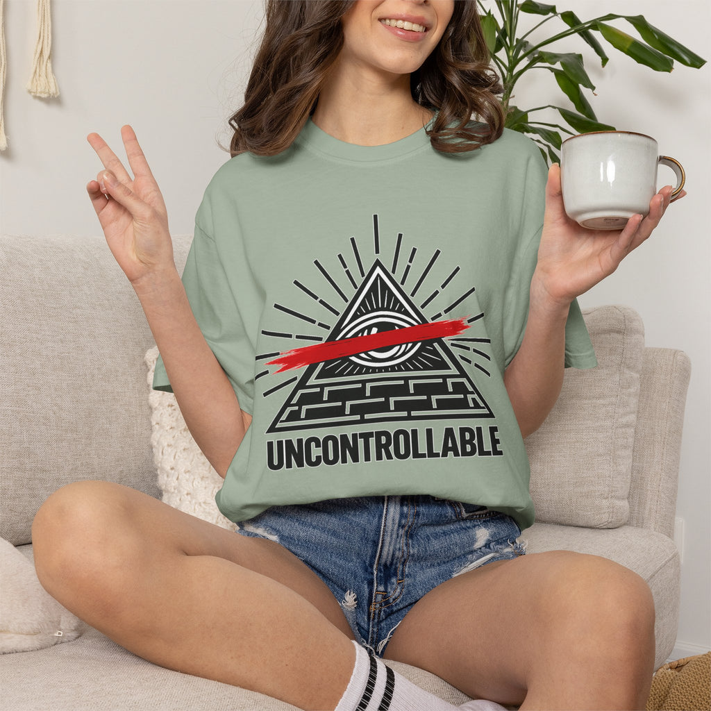 Uncontrollable Pyramid Graphic T-Shirt