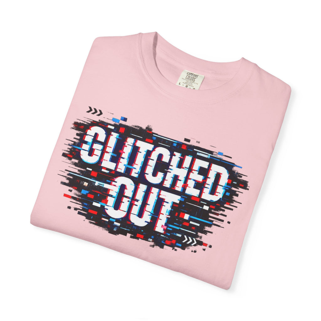 Glitched Out T-Shirt — Retro Glitch Graphic Tee