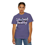 Glitched Reality T‑Shirt — Retro Glitch Graphic Tee with "Glitched Reality" Text