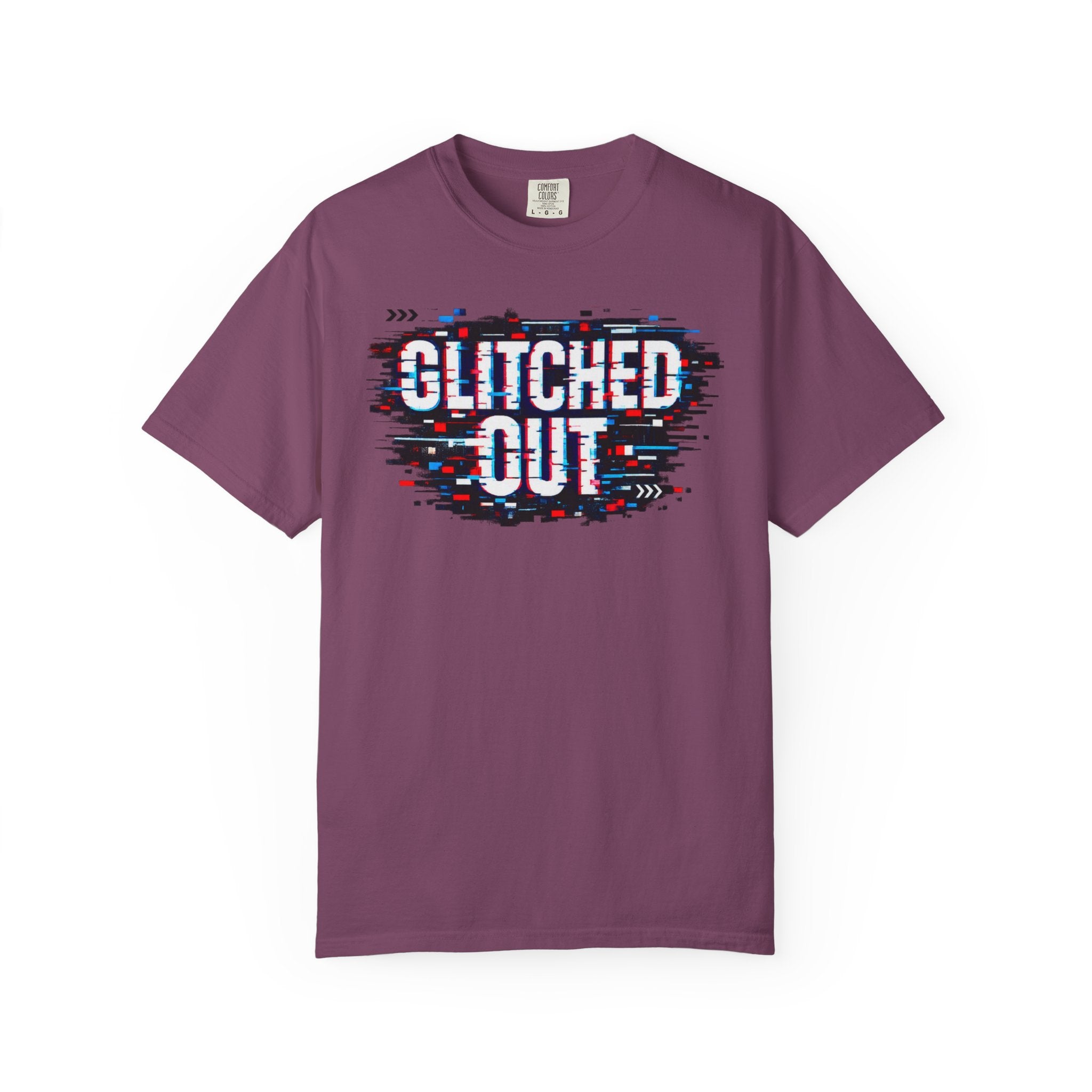 Glitched Out T-Shirt — Retro Glitch Graphic Tee
