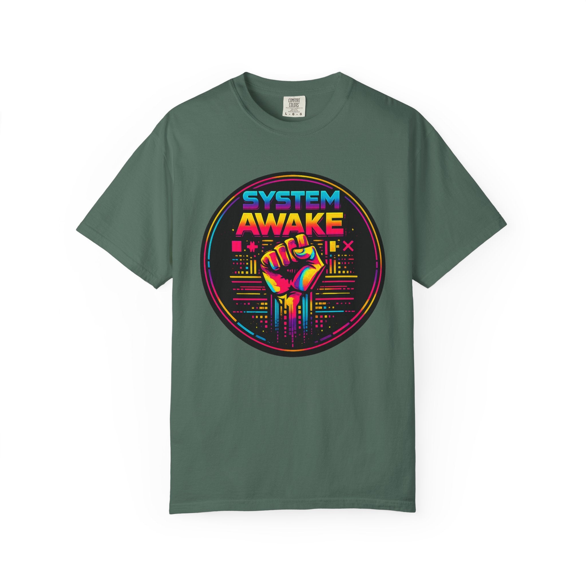 System Awake Retro Fist T-Shirt
