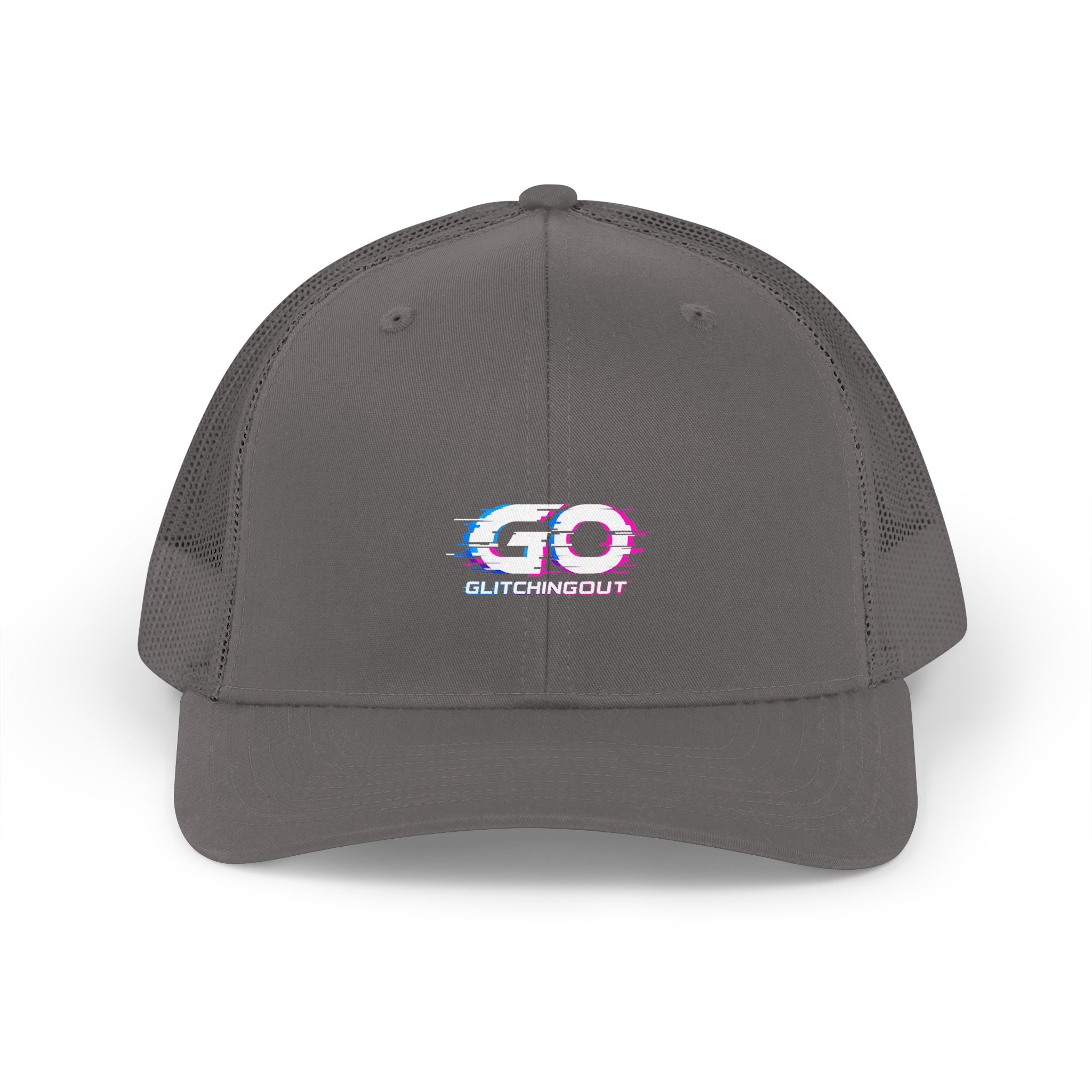 Glitching Out 'GO' Retro Trucker Hat