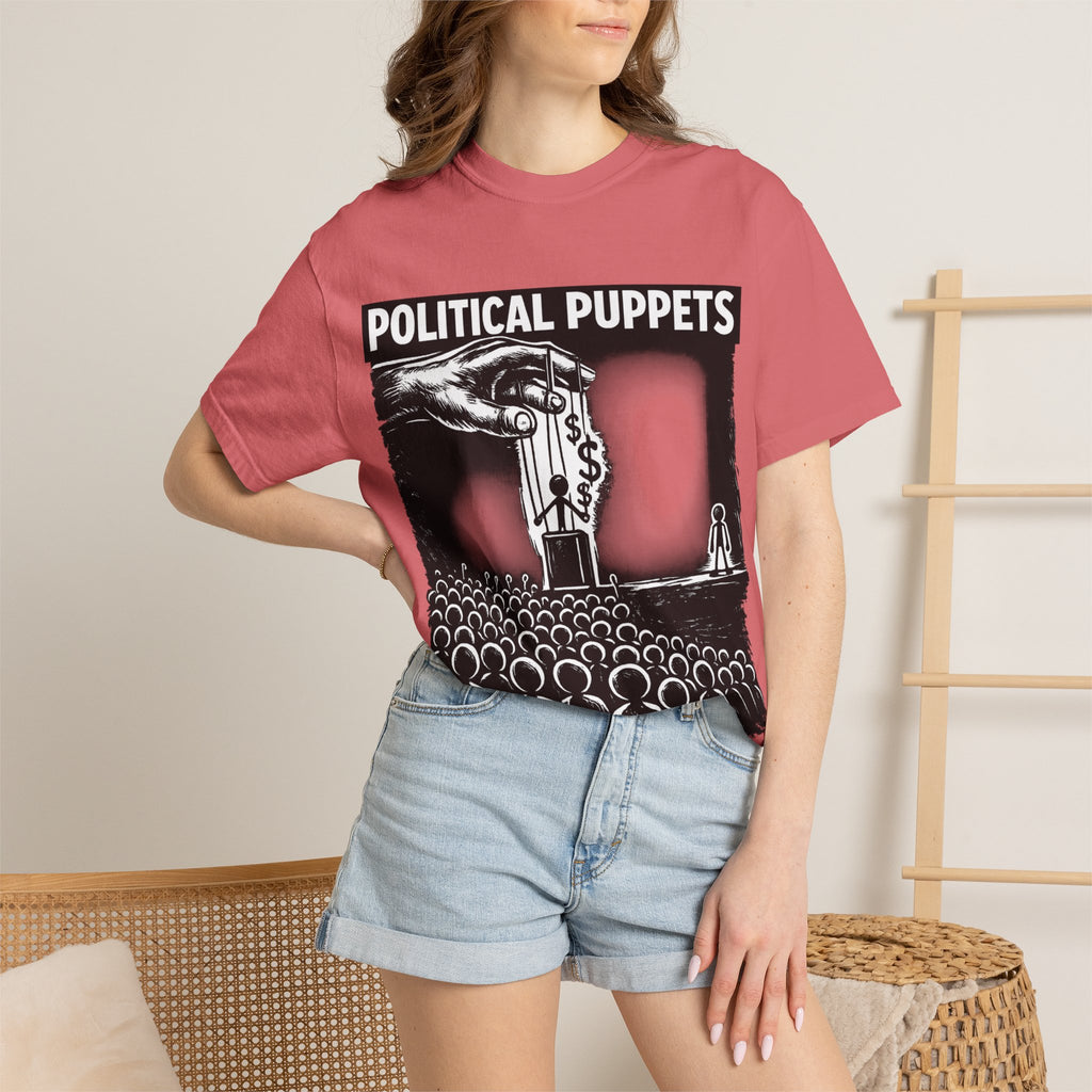 Political Puppets T-Shirt — Anti-Establishment Graphic Tee