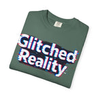 Glitched Reality T‑Shirt — Retro Glitch Graphic Tee with "Glitched Reality" Text