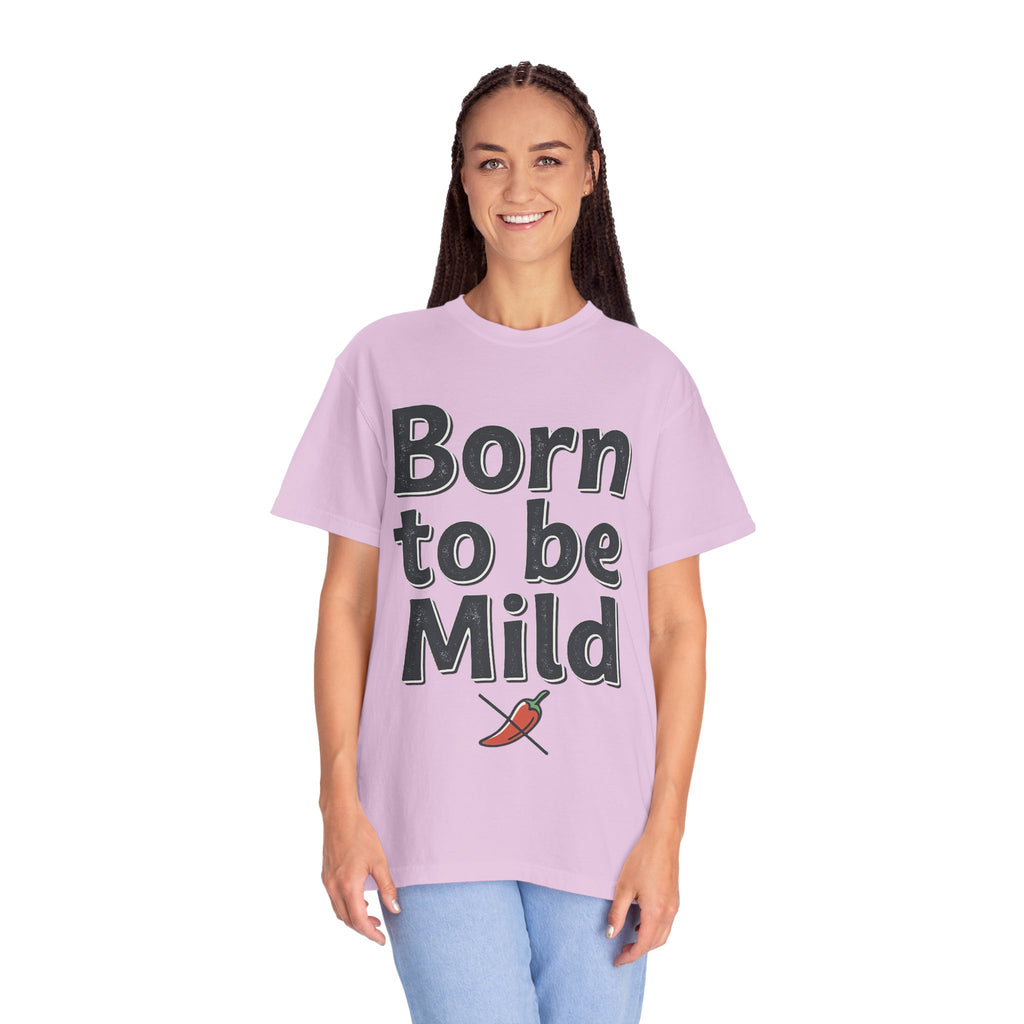 T-Shirt — "Born to be Mild" Funny Chili Pepper Graphic Tee