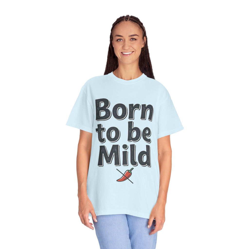 T-Shirt — "Born to be Mild" Funny Chili Pepper Graphic Tee