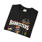 Banksters Graphic T-Shirt — Uncle Sam Money Puppet Protest Tee
