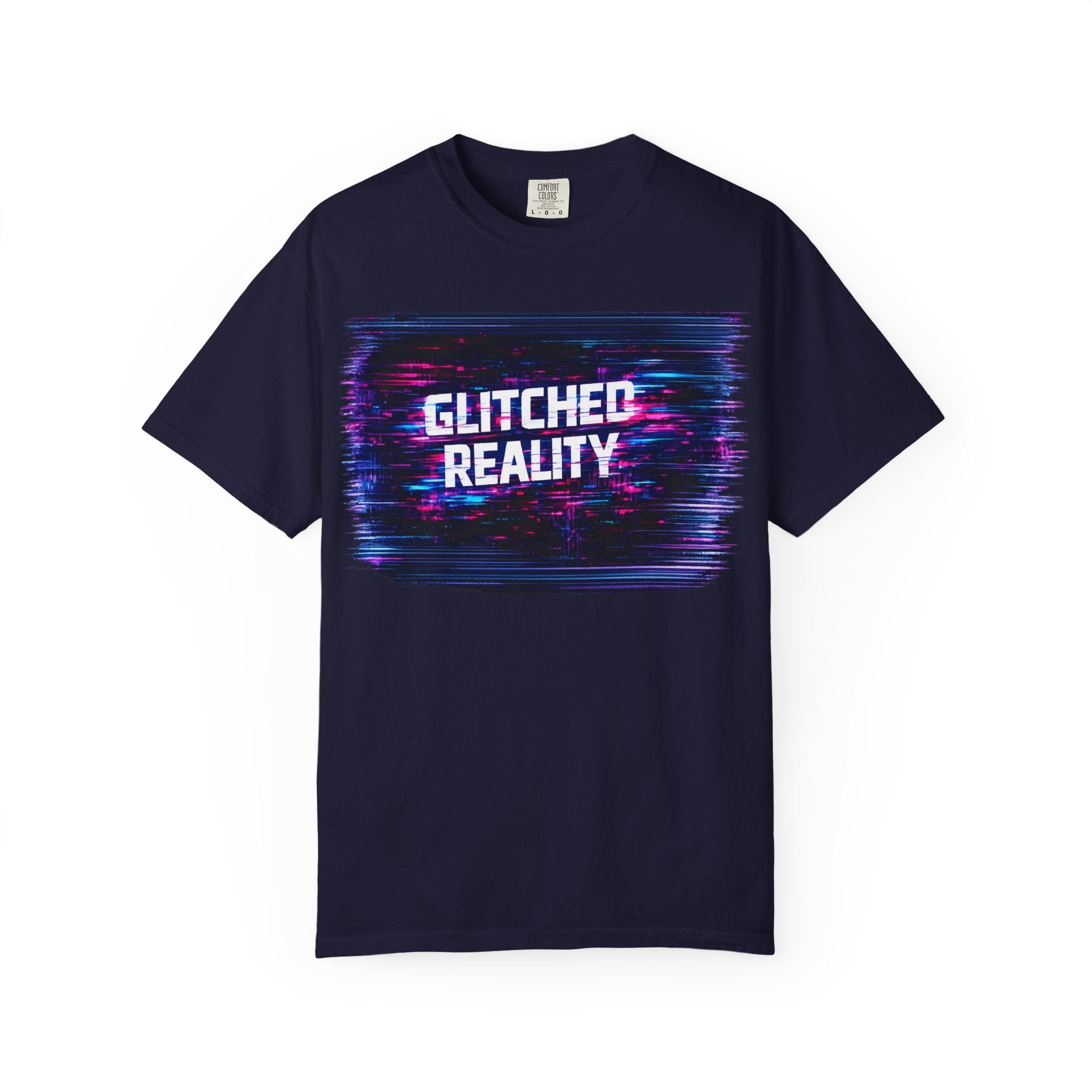 Glitched Reality V2 T‑Shirt — Retro Cyberpunk Digital Distortion Tee