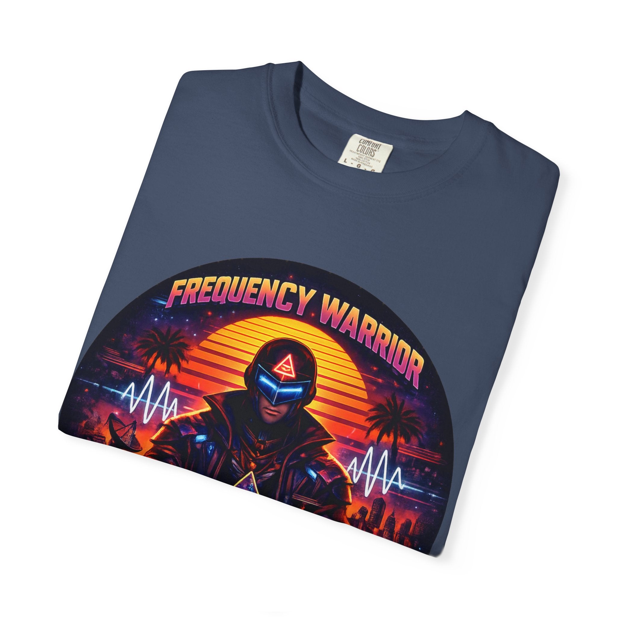 Frequency Warrior — Raise Your Vibration Graphic T-Shirt