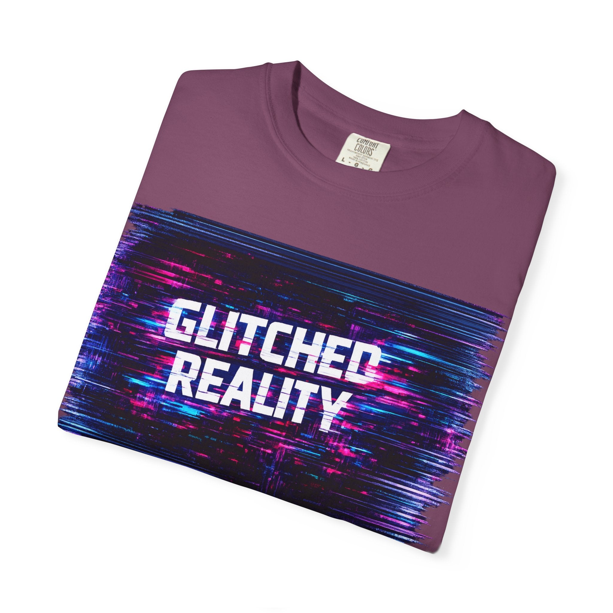 Glitched Reality V2 T‑Shirt — Retro Cyberpunk Digital Distortion Tee