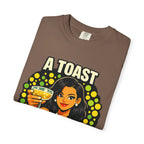 Vintage 'A Toast to All the Free Thinkers' Graphic T-Shirt