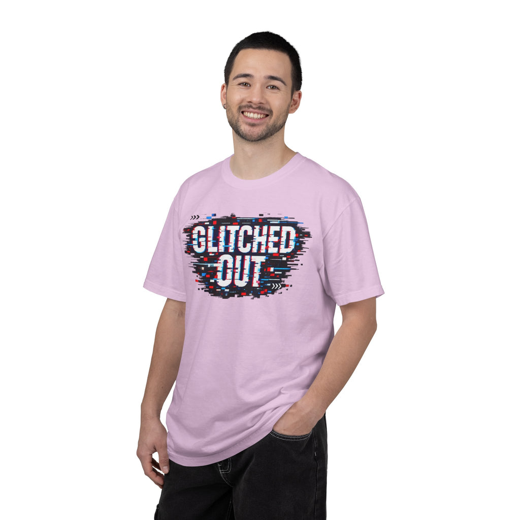 Glitched Out T-Shirt — Retro Glitch Graphic Tee