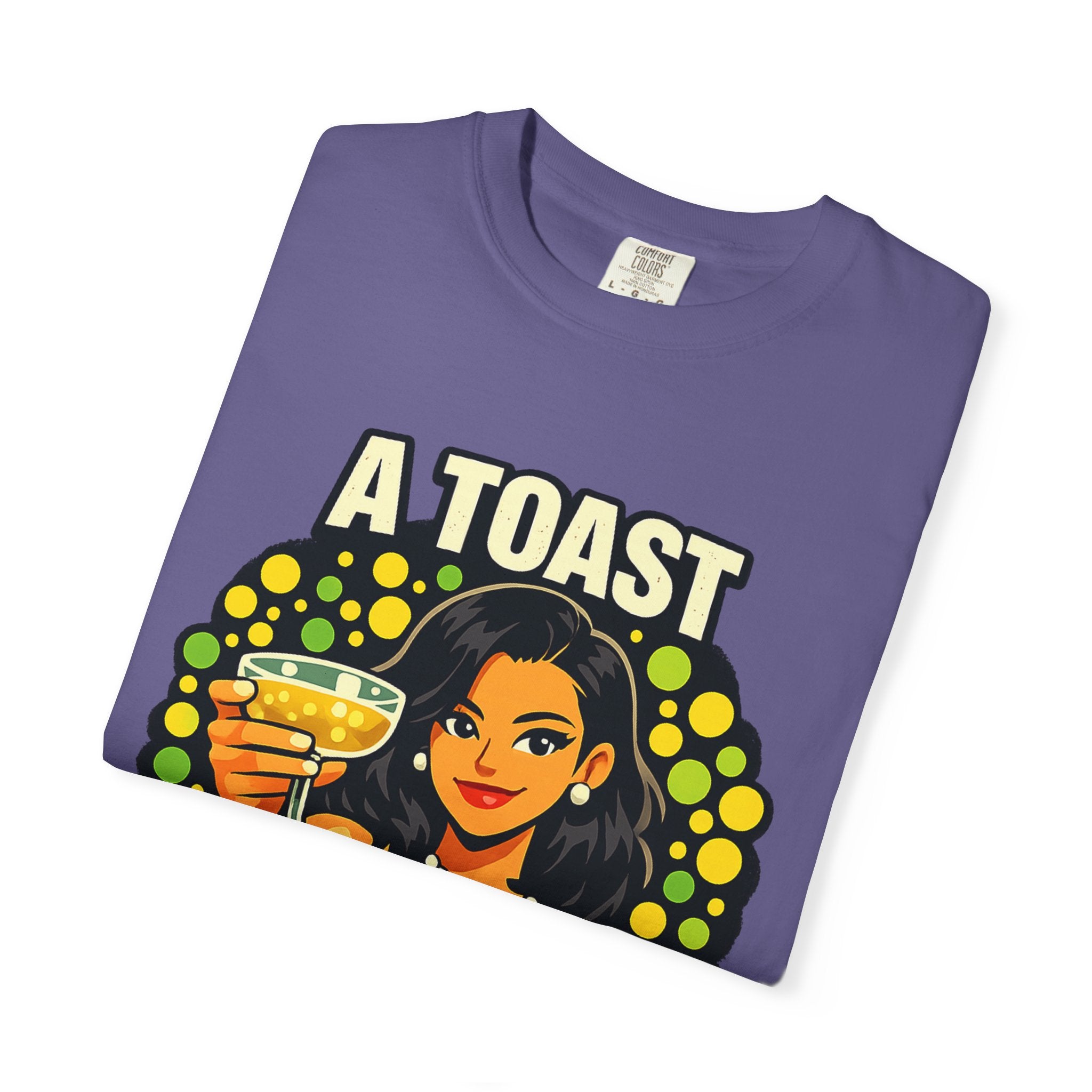 Vintage 'A Toast to All the Free Thinkers' Graphic T-Shirt