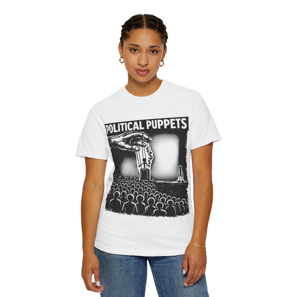 Political Puppets T-Shirt — Anti-Establishment Graphic Tee