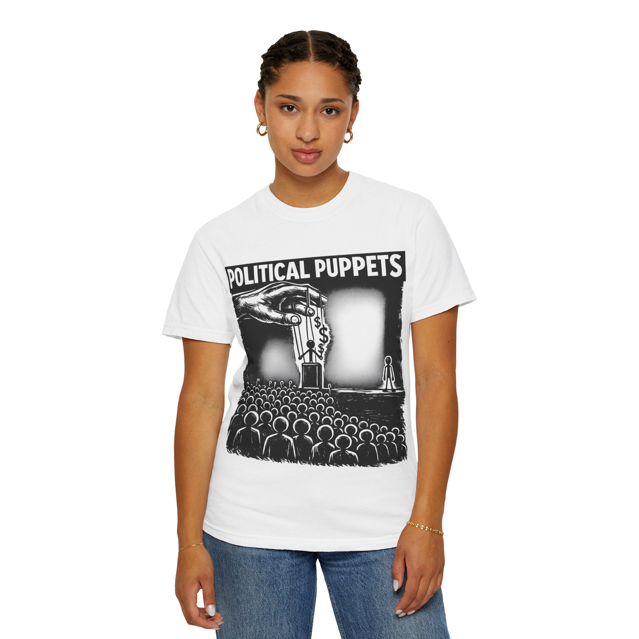 Political Puppets T-Shirt — Anti-Establishment Graphic Tee