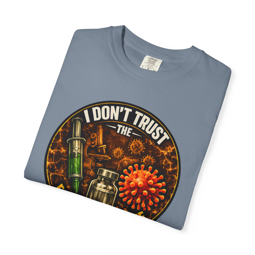 "I Don't Trust the Falsified Science" Vax Skeptic Graphic Tee